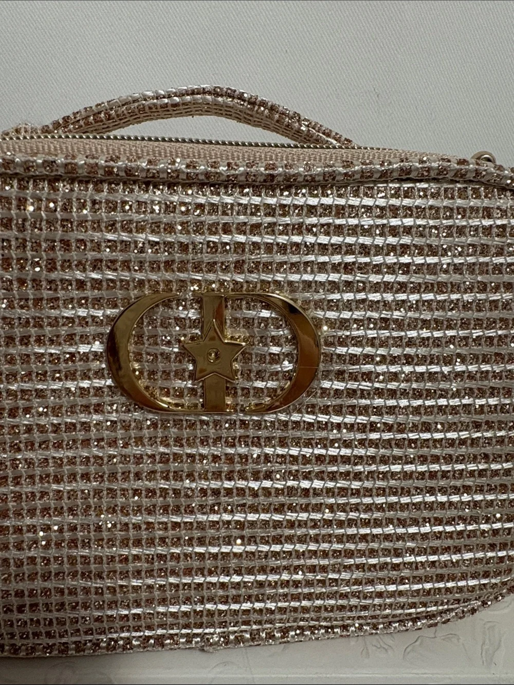Dior Gold Pouch in Clear Women's Handbag - Picture 8 of 11
